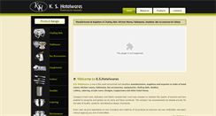 Desktop Screenshot of kshotelwares.com